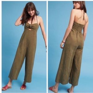 Anthropologie Tropicale Elevenses Jumpsuit